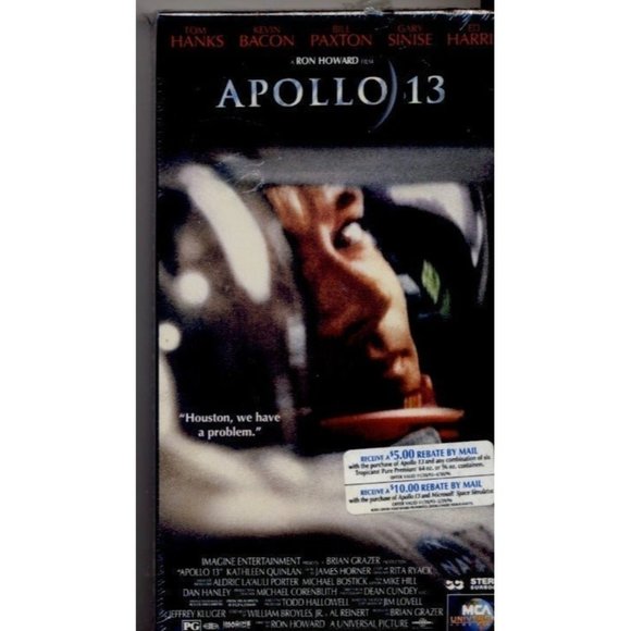 APOLLO 13 VHS HANKS BACON SINISE LIKE NEW SEALED - Picture 1 of 3